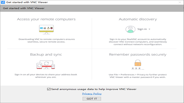 VNC Viewer远程控制截图1