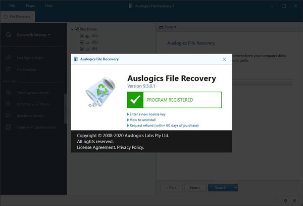 Auslogics File Recovery文件恢复截图2