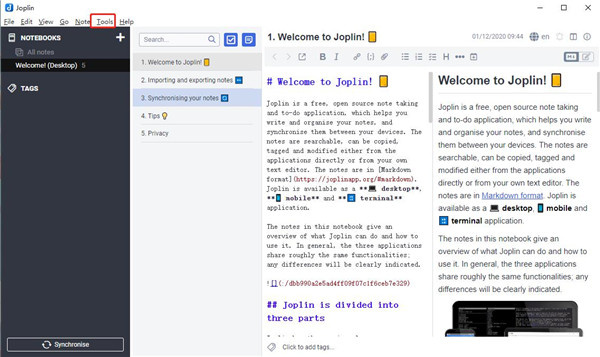 Joplin笔记电脑版