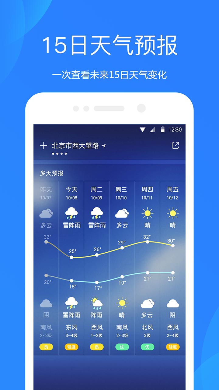 OPPO天气截图1