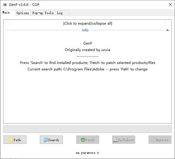 AdobeGenP激活工具截图1