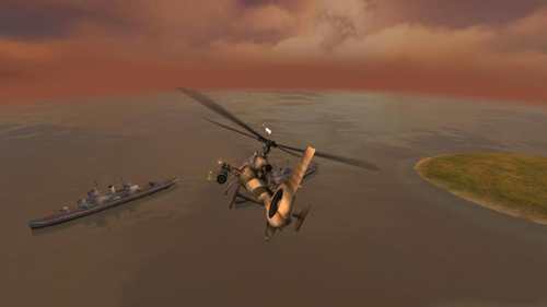炮艇战3D直升机截图1
