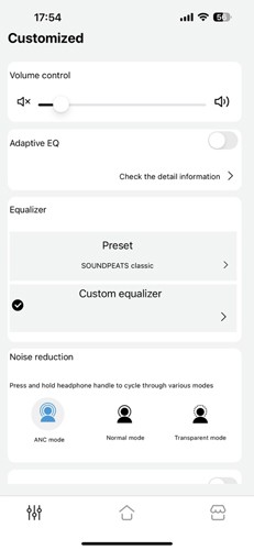 SOUNDPEATS app