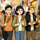 欢乐美食街
